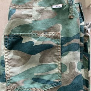 Mother brand camo cropped pants.